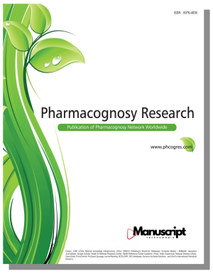 Pharmacognosy Research cover